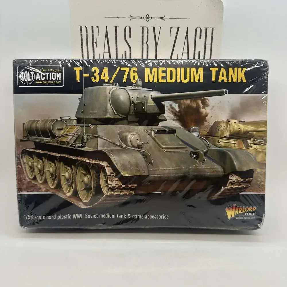Bolt Action T-34/76 Medium Tank Plastic Miniatures Warlord Games - New/Sealed!